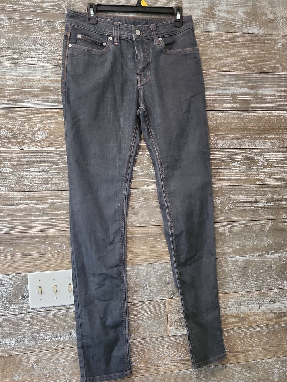 Prana Men's Skinny Jeans in Washed Black